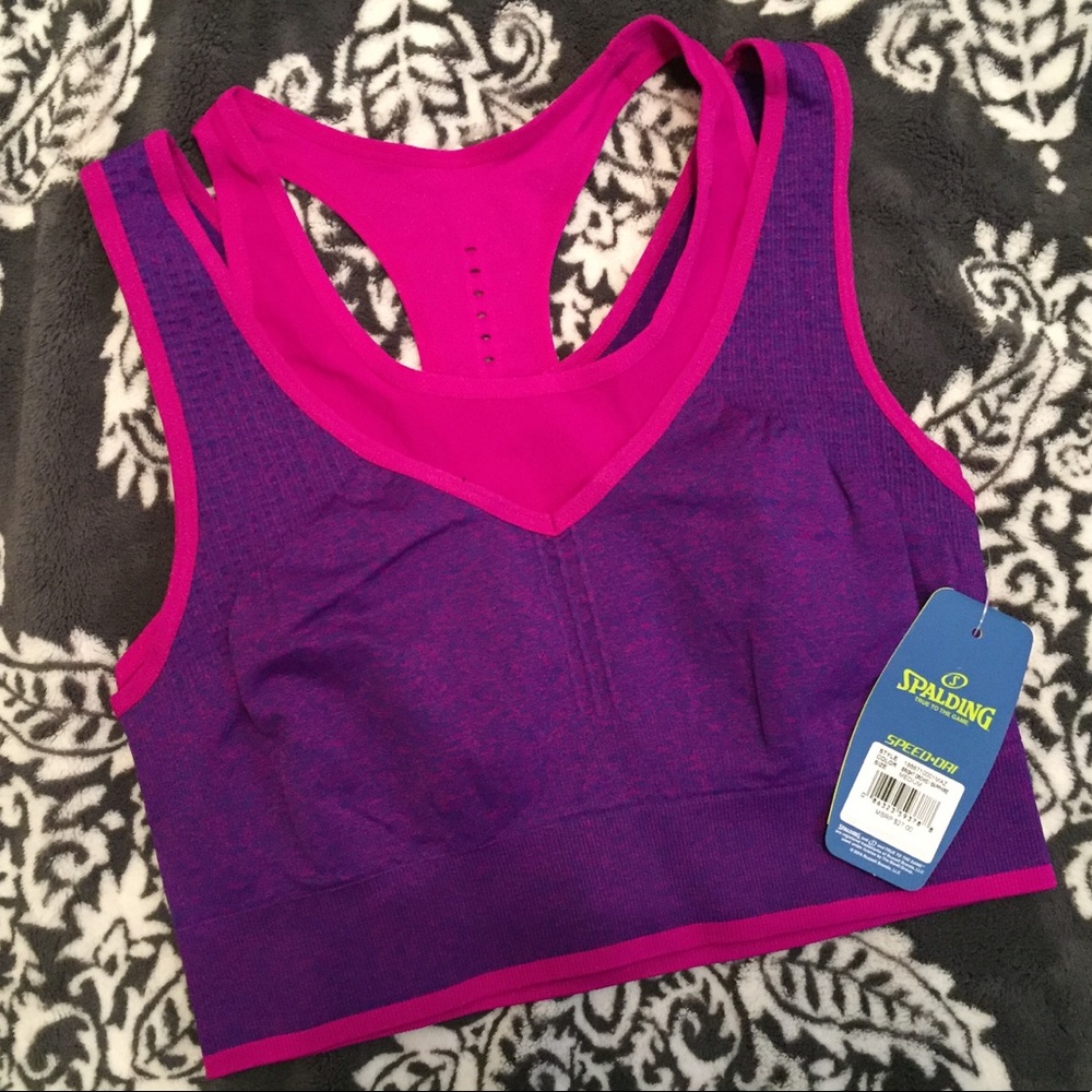 NWT Spalding Sports Bra!